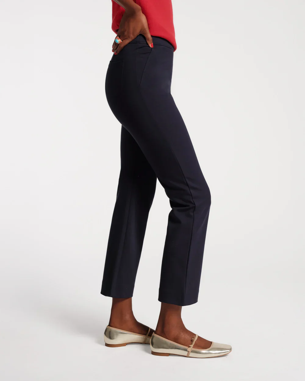 Frances Valentine Wonder Pant, Navy - Final Sale - Image 3