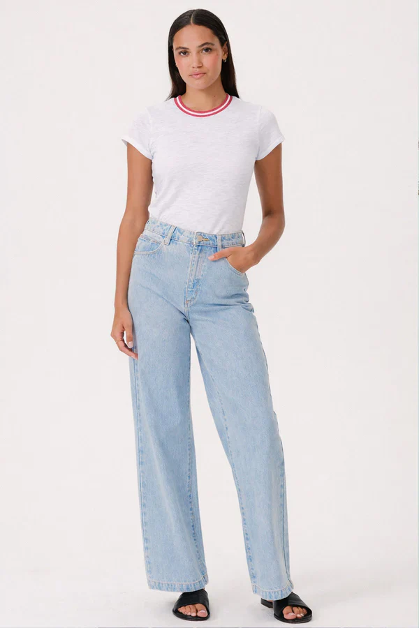 Goldie Lewinter Double Shimmer Tipped Ringer Tee - Image 5