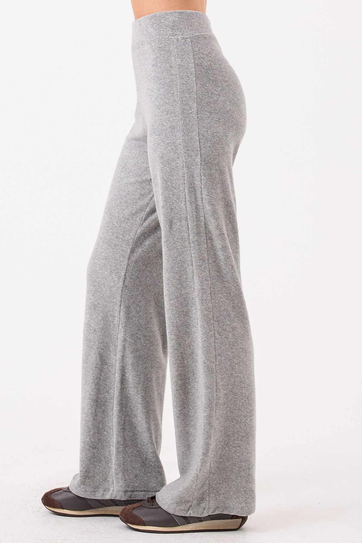 Goldie Lewinter Life of Luxury Track Pant, Gray Heather - Final Sale - Image 3