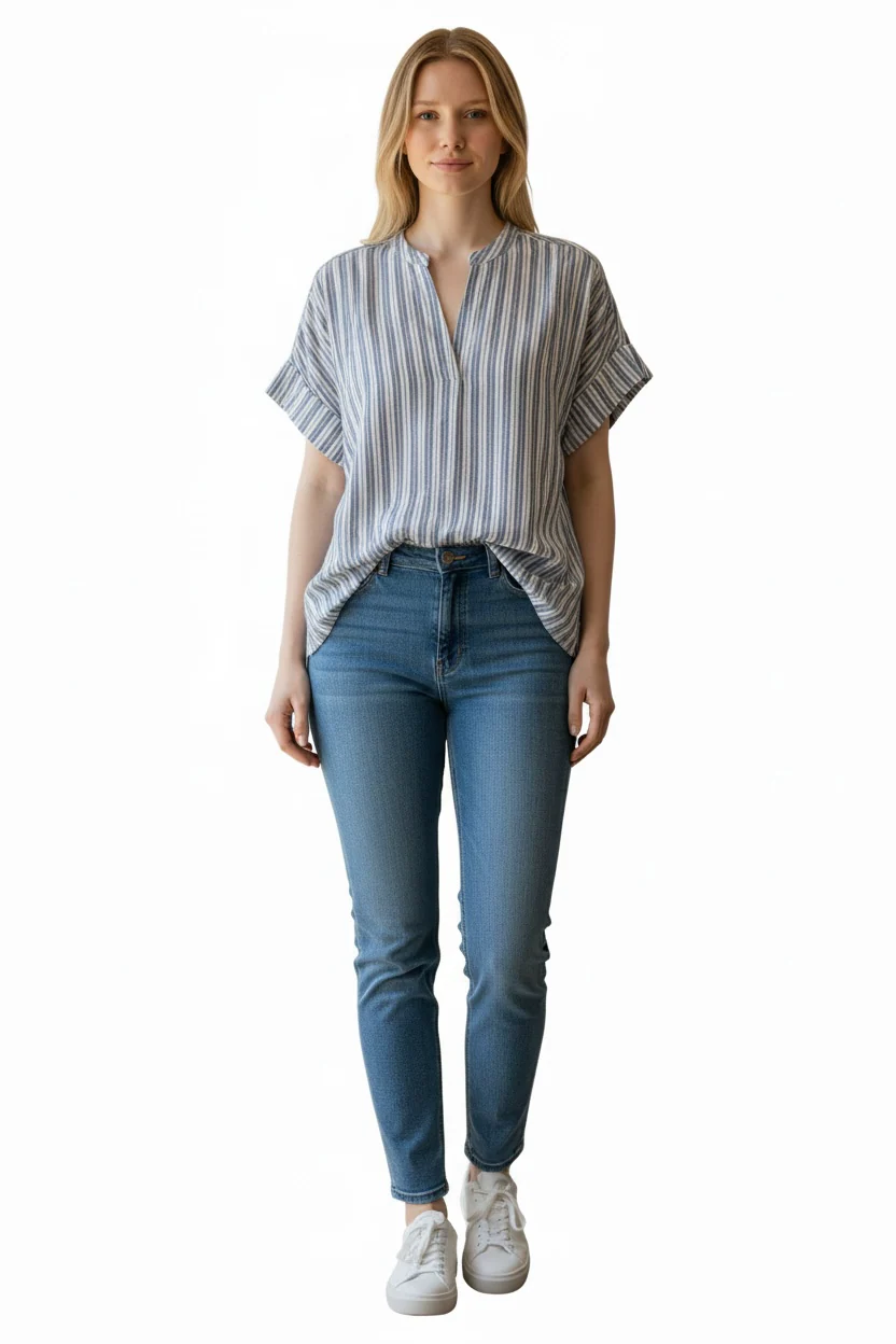 Hartford Casa Woven Pullover Shirt - Image 2