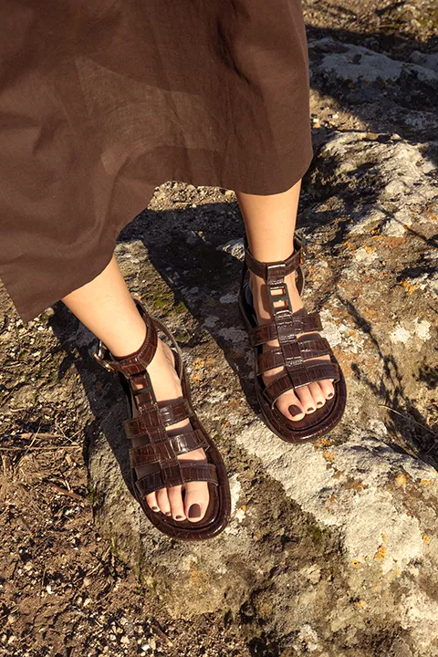 Homers Bimba Anais Gladiator Sandal - Image 4