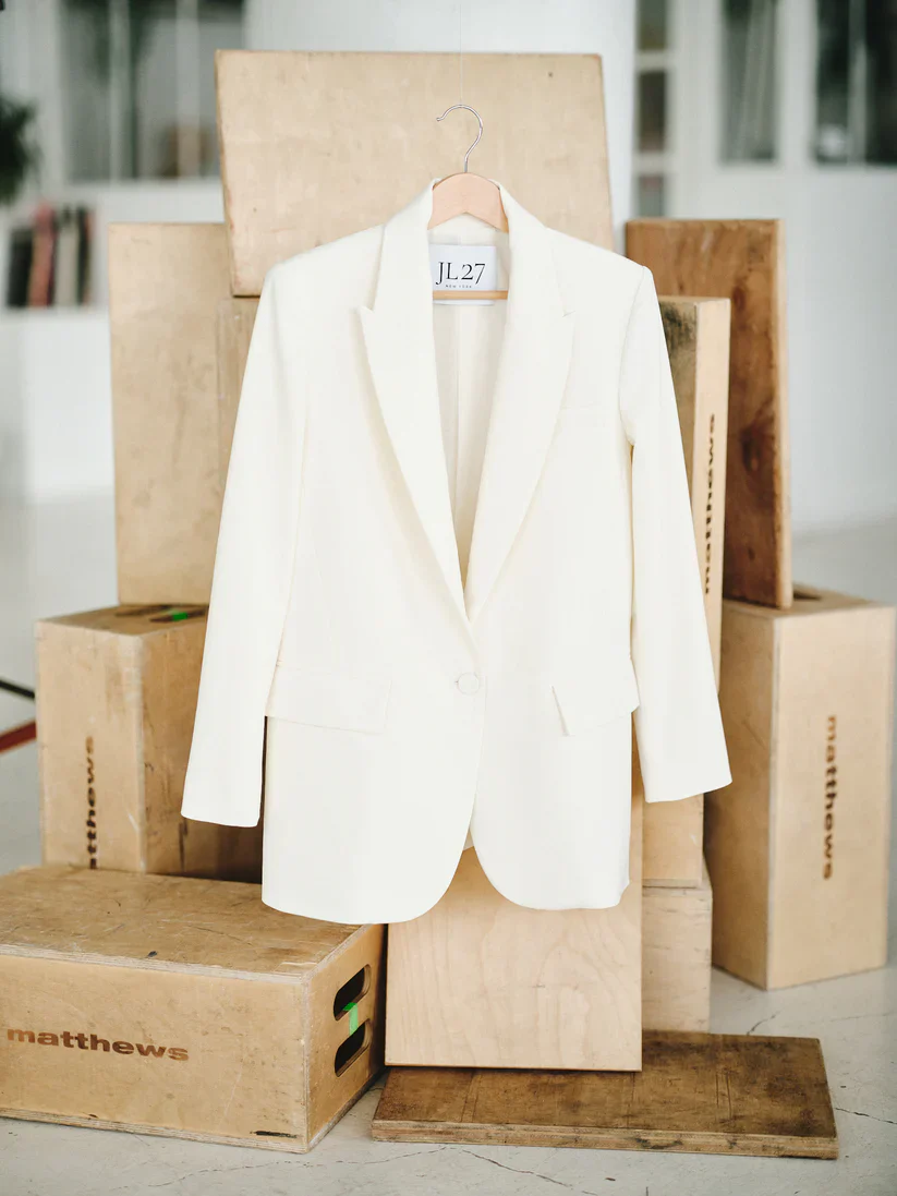 JL27 The Classic Blazer, Ivory - Final Sale - Image 7