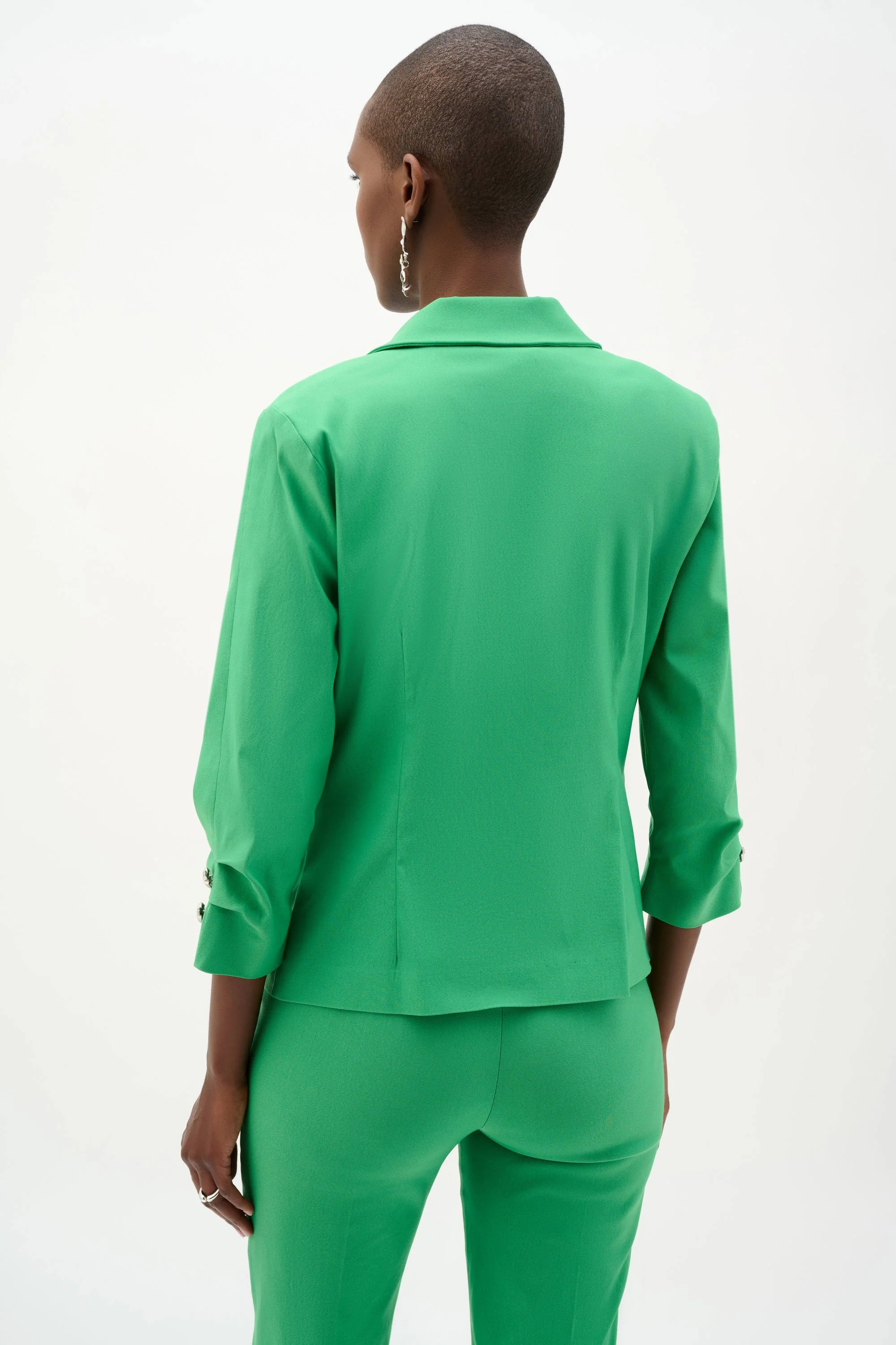 Joseph Ribkoff Millennium Fitted Blazer with Statement Buttons - Image 3