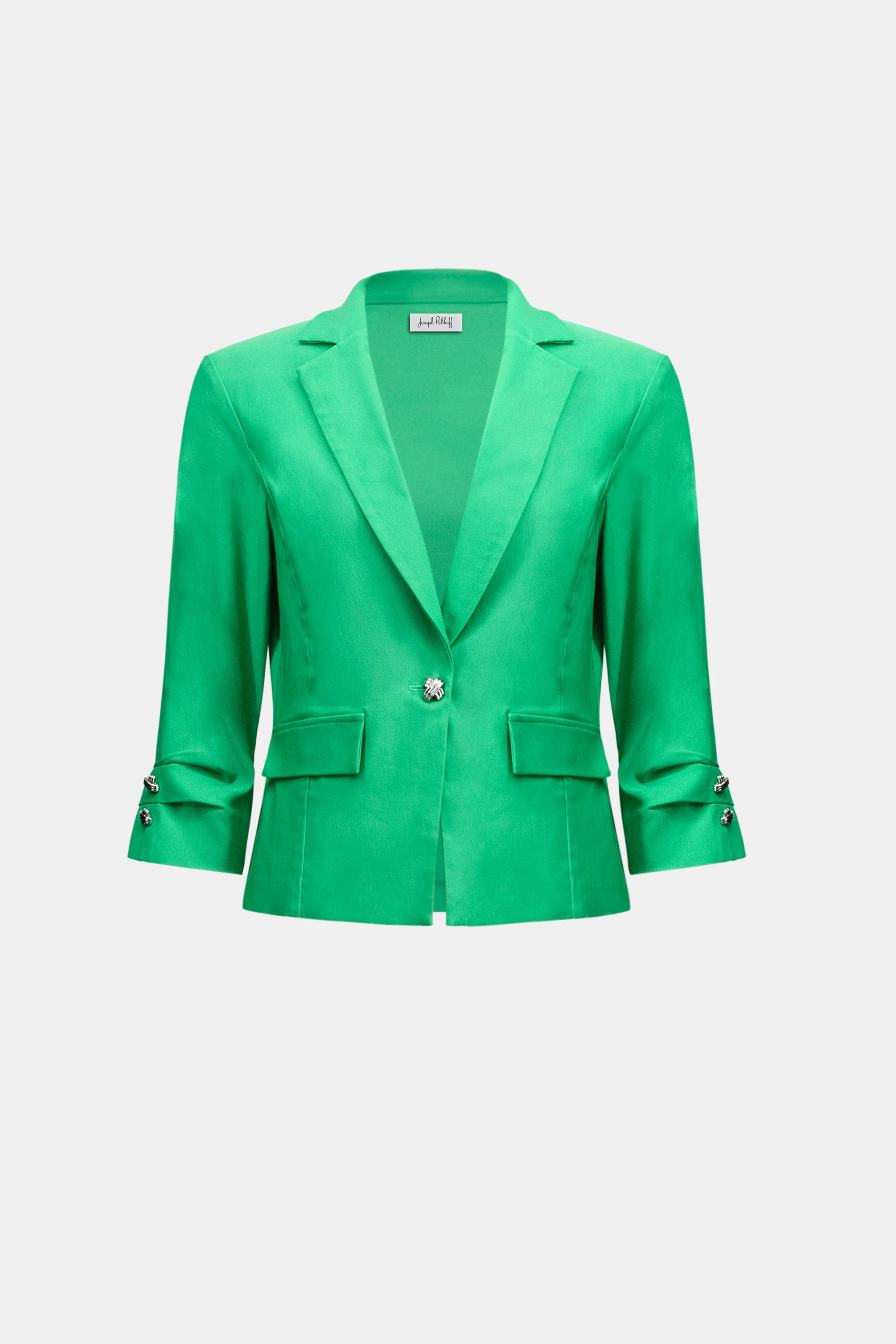 Joseph Ribkoff Millennium Fitted Blazer with Statement Buttons - Image 5