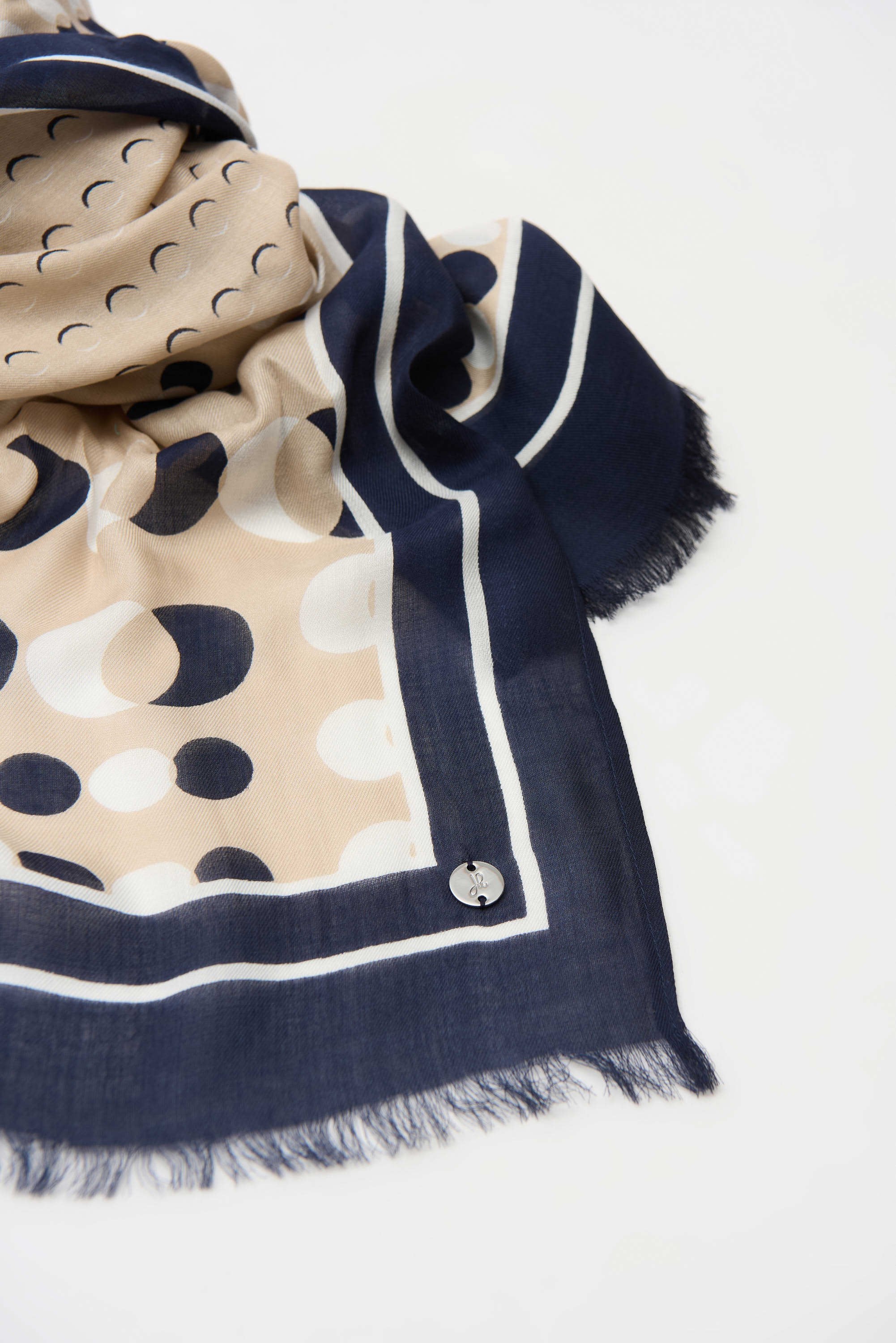Joseph Ribkoff Modal Dot Print Scarf - Image 2