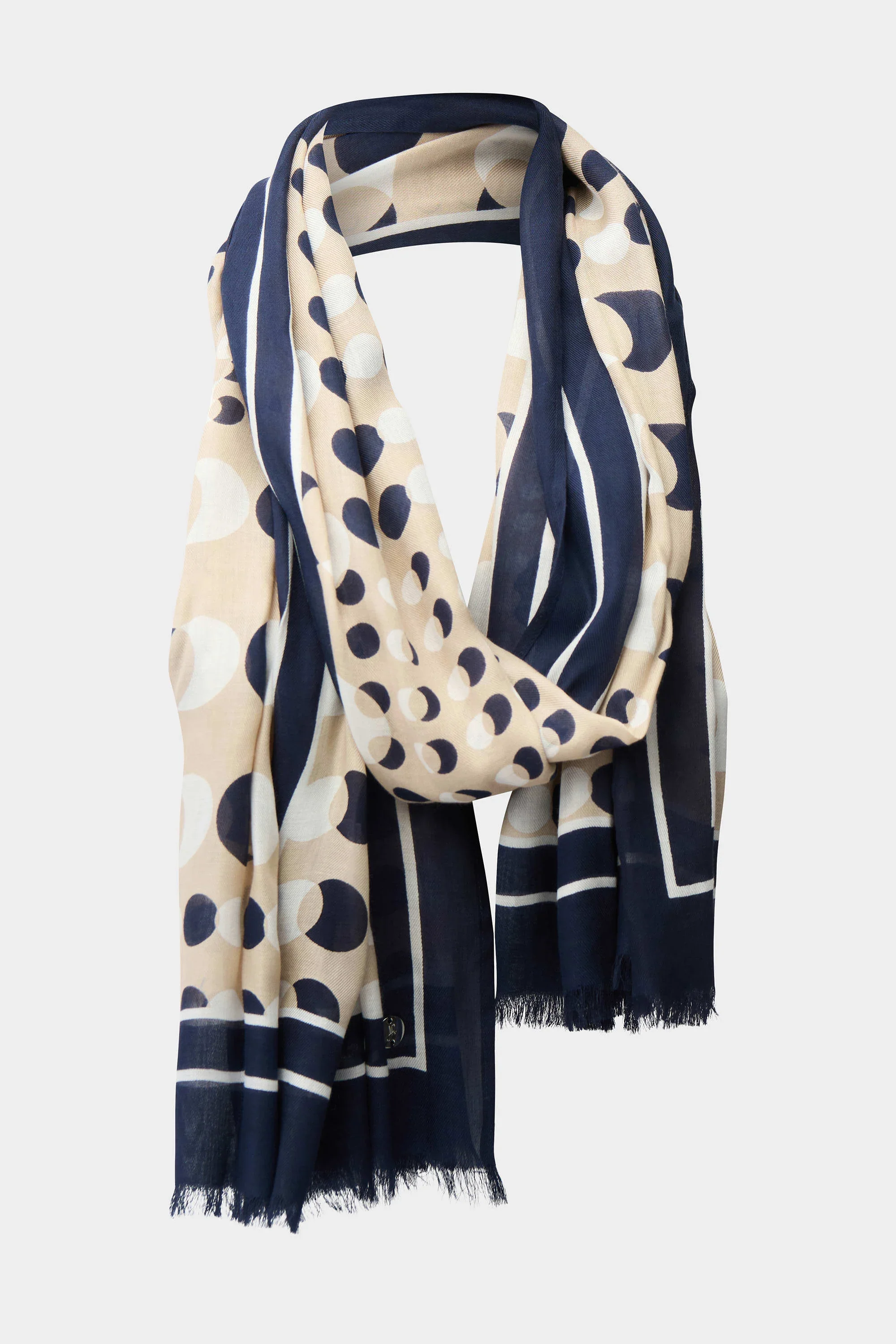 Joseph Ribkoff Modal Dot Print Scarf - Image 3