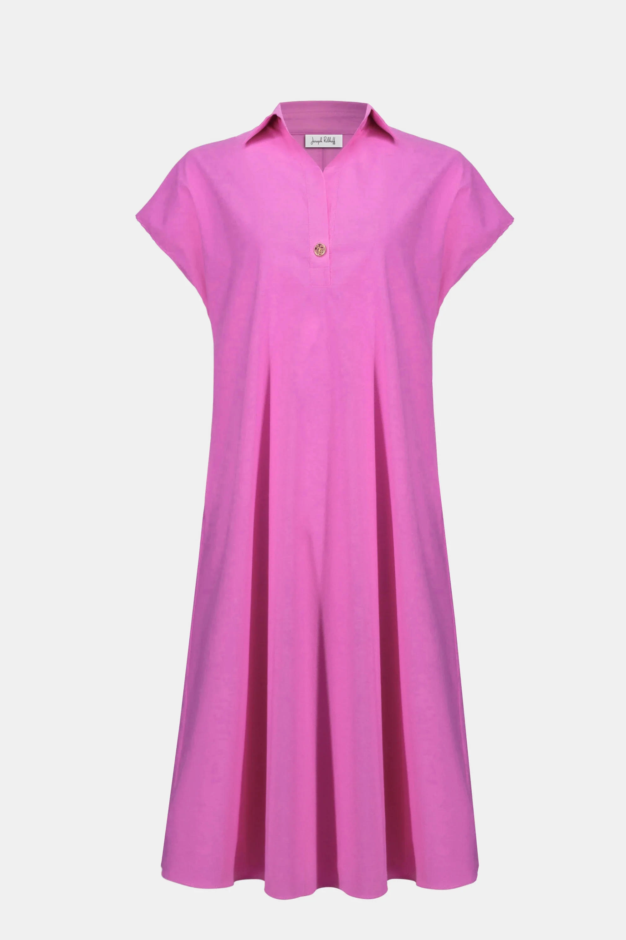 Joseph Ribkoff Stretch Poplin Trapeze Shirt Dress - Image 5