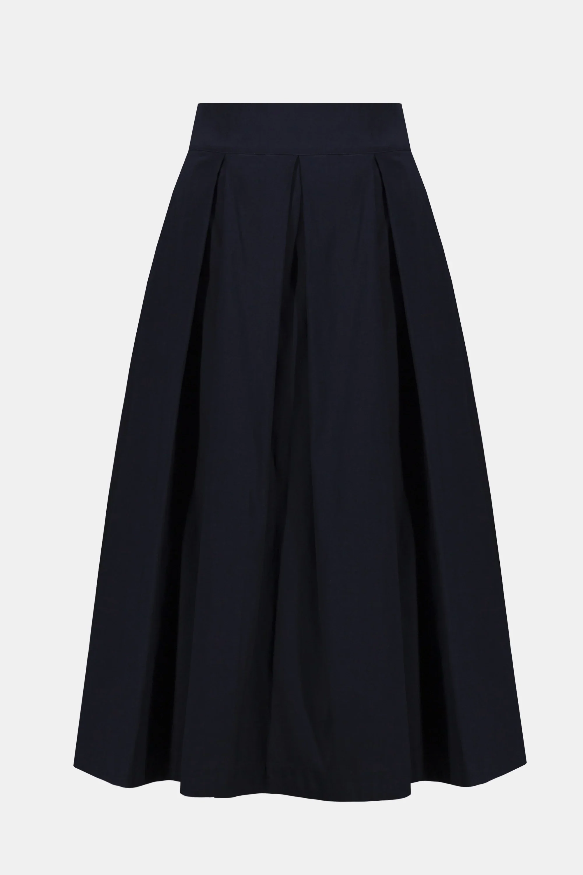 Joseph Ribkoff Stretch Taffeta Flared Skirt with Box Pleats - Image 5