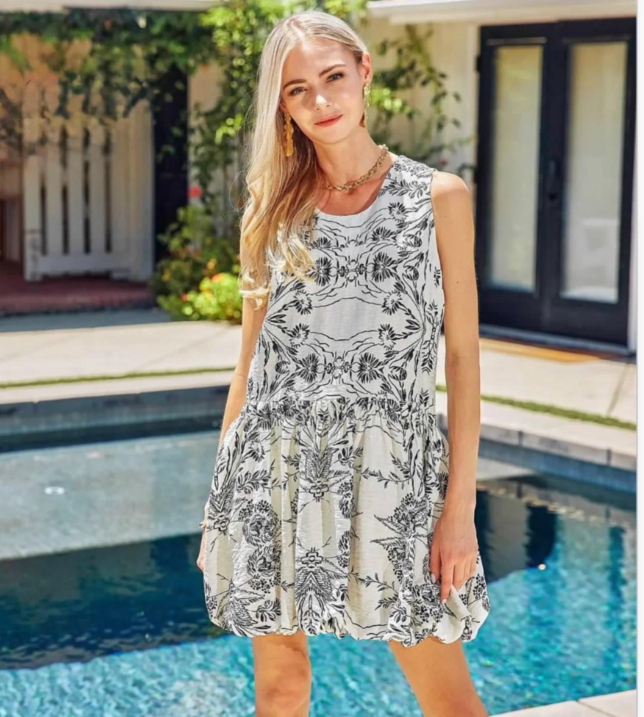 Joy Joy Bubbles Hem Dress - Image 3
