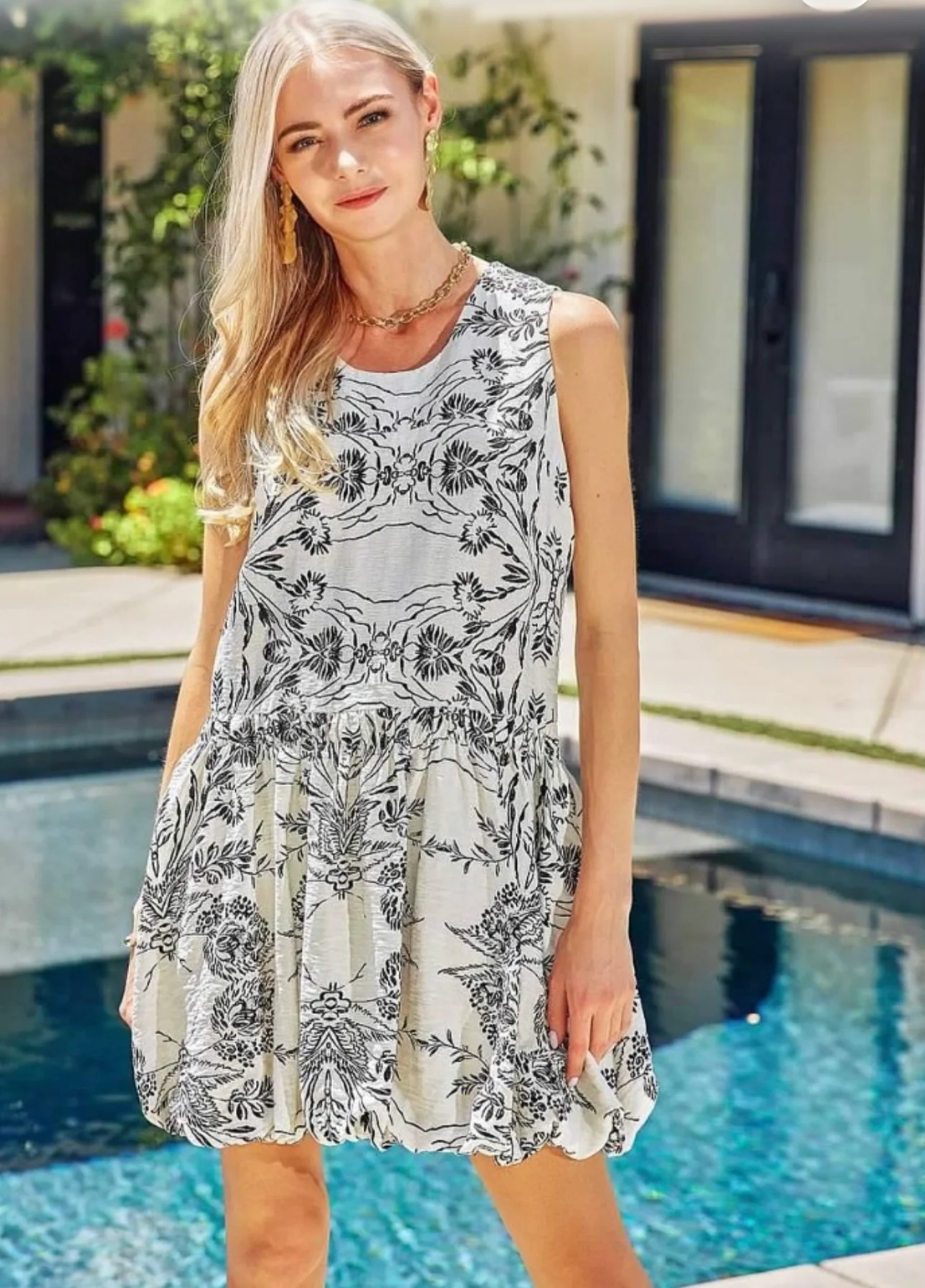 Joy Joy Bubbles Hem Dress - Image 4