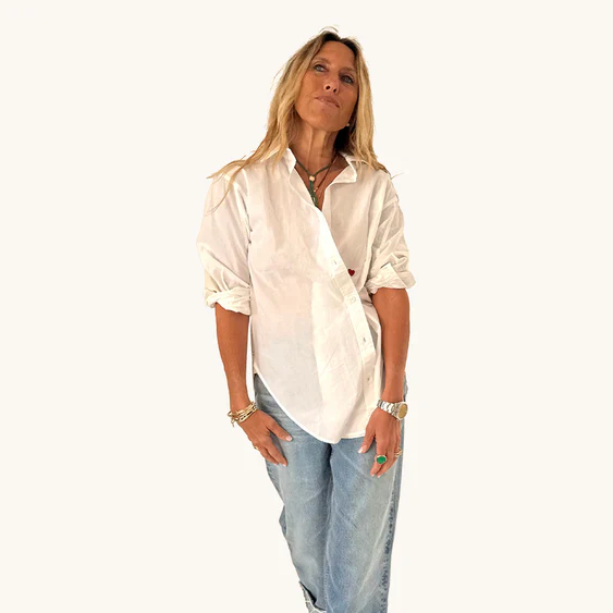Kerri Rosenthal Jack Shirt, White - Image 2