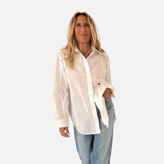 Kerri Rosenthal Jack Shirt, White - Image 3