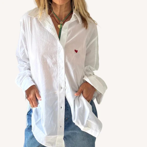 Kerri Rosenthal Jack Shirt, White - Image 4