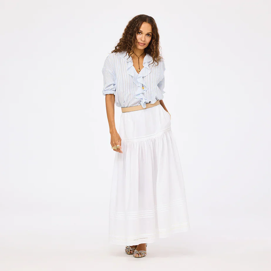 Kerri Rosenthal Rosen Stripe Blouse - Image 3