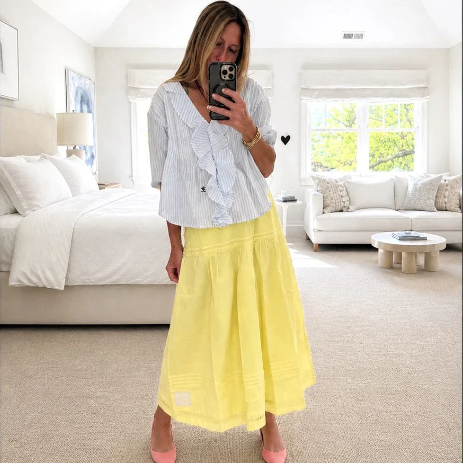 Kerri Rosenthal Rosen Stripe Blouse - Image 6