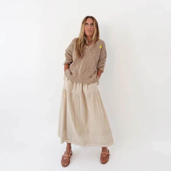 Kerri Rosenthal Vacance Pintuck Skirt - Image 10