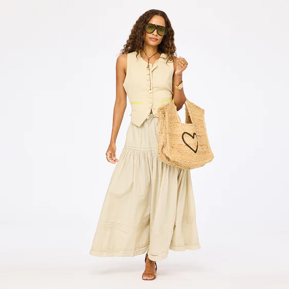 Kerri Rosenthal Vacance Pintuck Skirt - Image 2