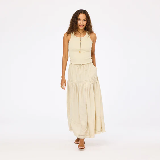 Kerri Rosenthal Vacance Pintuck Skirt - Image 3