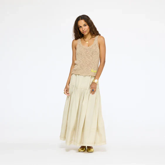 Kerri Rosenthal Vacance Pintuck Skirt - Image 6