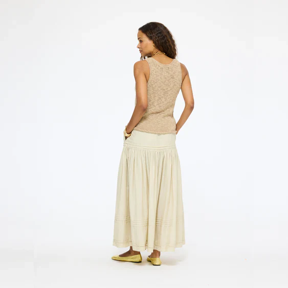 Kerri Rosenthal Vacance Pintuck Skirt - Image 8