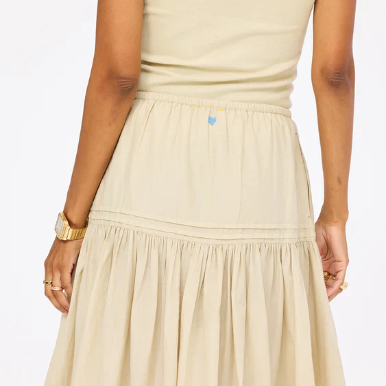 Kerri Rosenthal Vacance Pintuck Skirt - Image 9