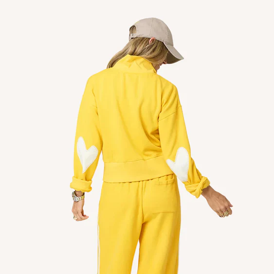 Kerri Rosenthal Zip Up Mock Neck Sweatshirt - Image 3