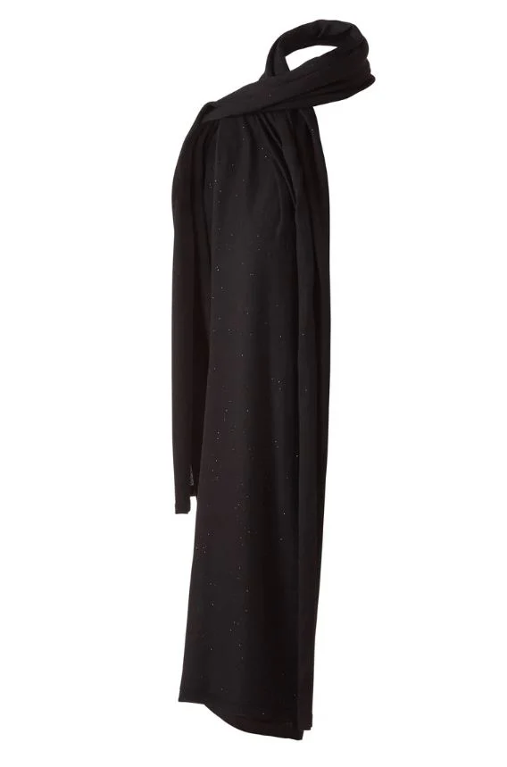 Kinross Sequin Wrap, Black - Image 3