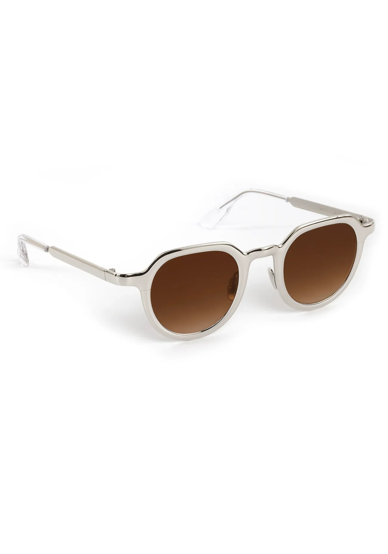 Krewe Galvan Silver Chroma + Crystal Sunglasses - Image 3