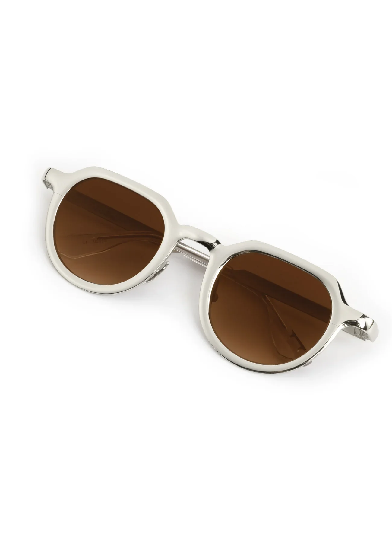 Krewe Galvan Silver Chroma + Crystal Sunglasses - Image 4