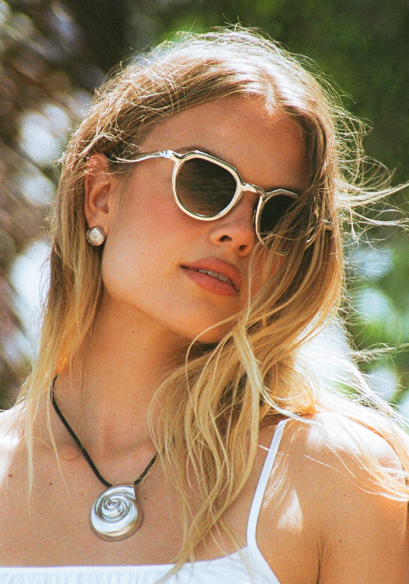 Krewe Galvan Silver Chroma + Crystal Sunglasses - Image 6