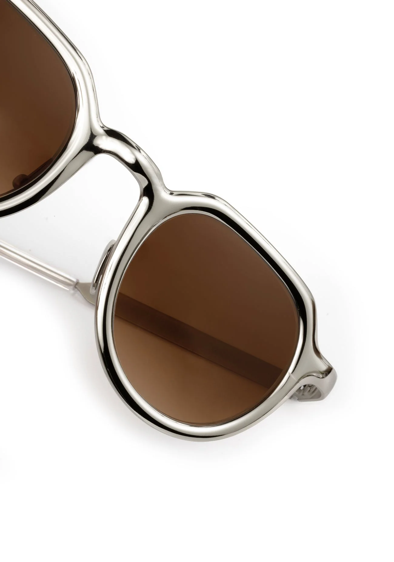 Krewe Galvan Silver Chroma + Crystal Sunglasses - Image 7
