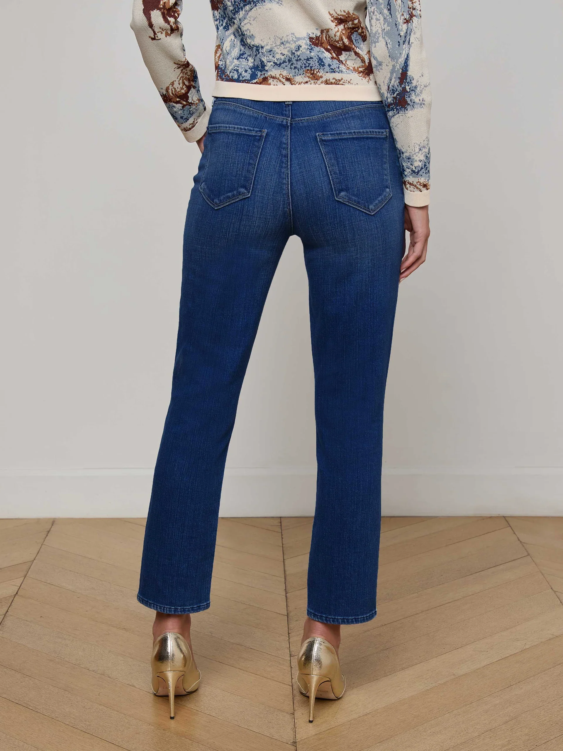 L'Agence Celestia Ultra High Rise Slim Jean - Image 3