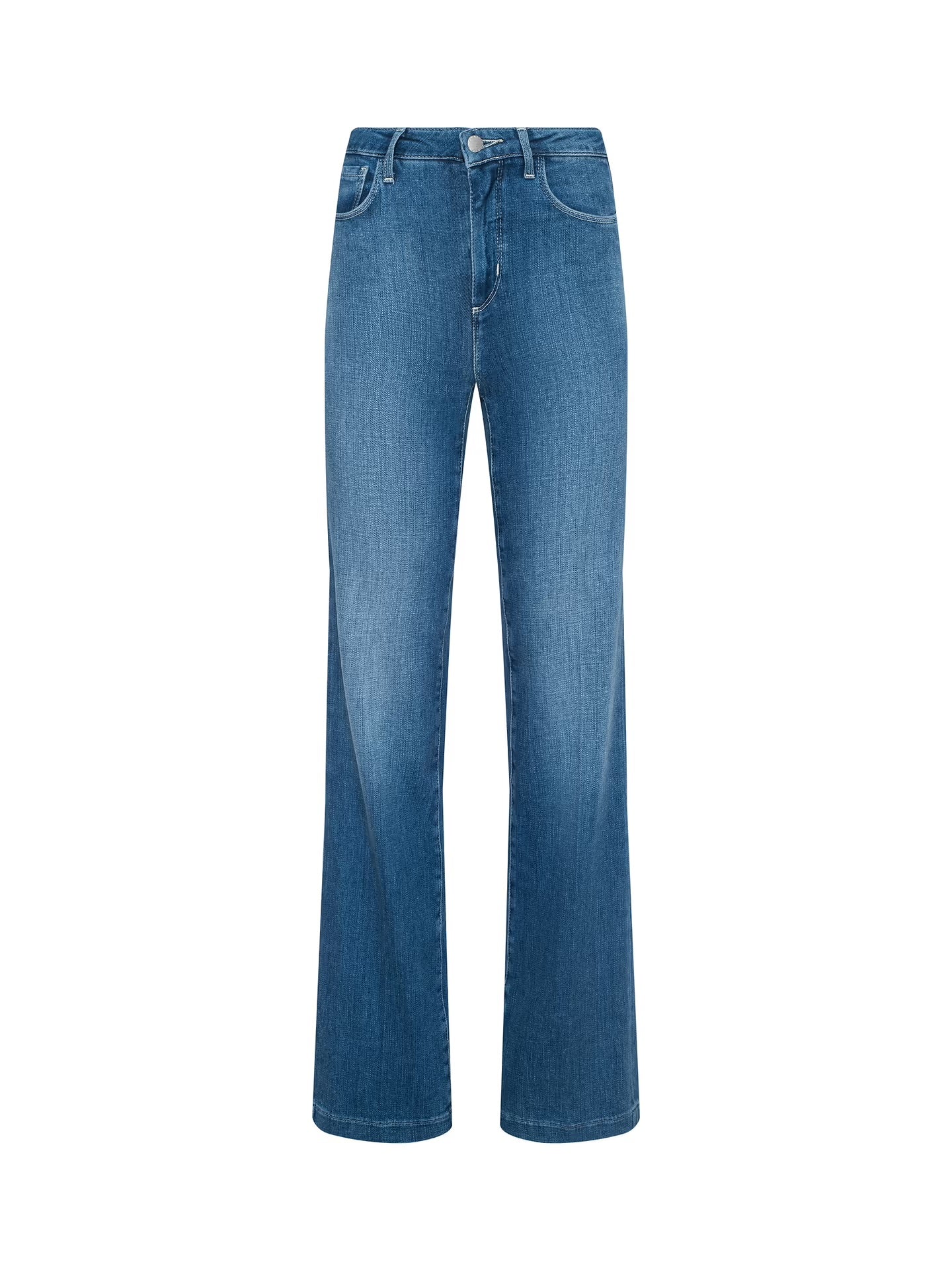 L'Agence Clayton High Rise Wide Leg Jeans - Image 6