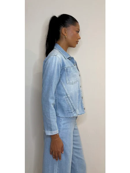 L'Agence Janelle Slim Raw Jacket - Image 2