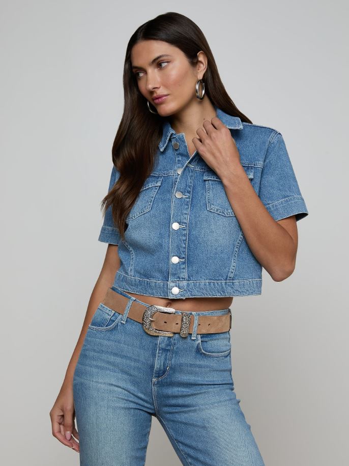 L'Agence Kirstie Jean Shirt Jacket - Image 2