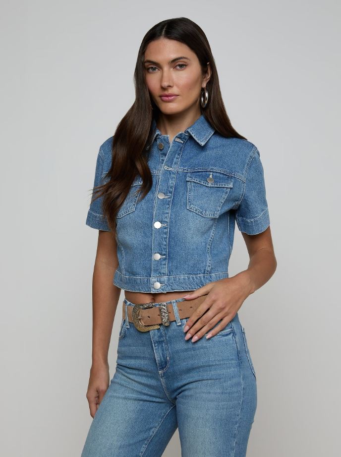 L'Agence Kirstie Jean Shirt Jacket - Image 3