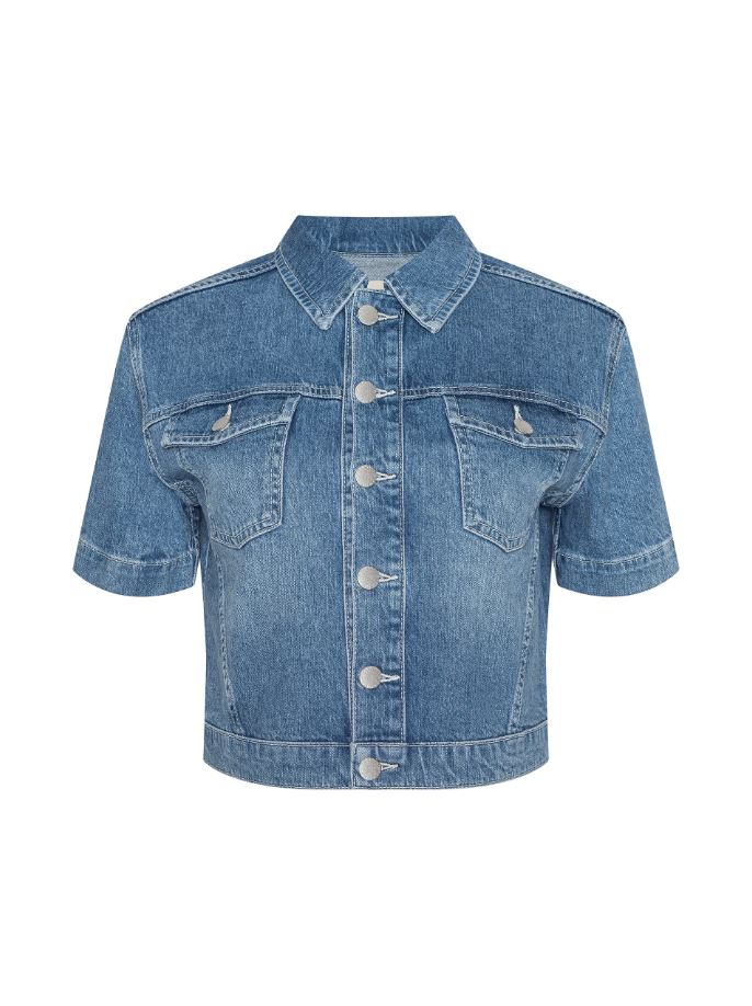 L'Agence Kirstie Jean Shirt Jacket - Image 8