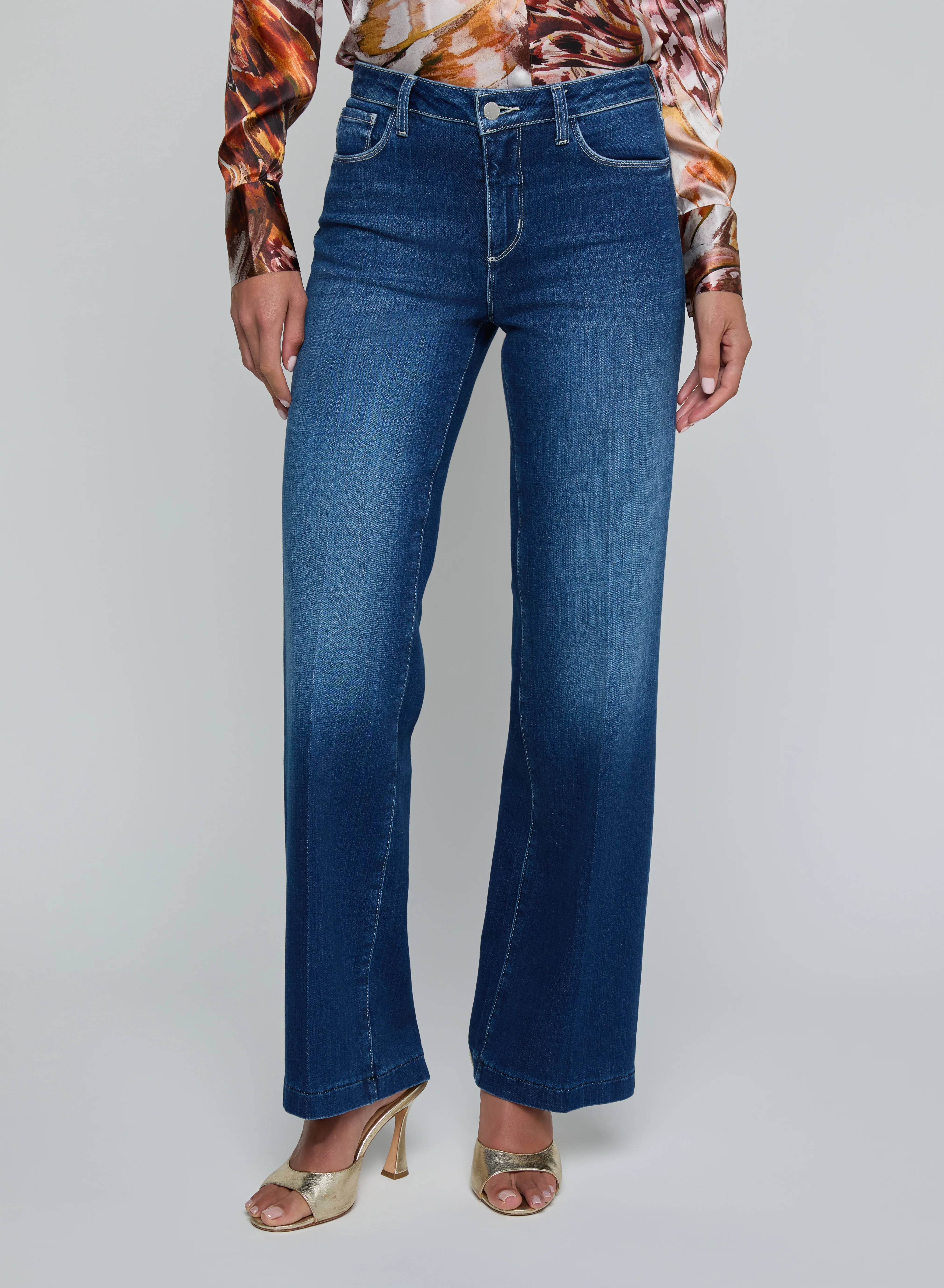 L'Agence Scottie High Rise Wide Leg Jean - Image 7