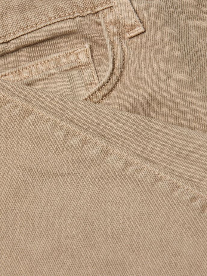 L'Agence Wanda High Rise Crop Wide Leg Jean, Biscuit - Image 3