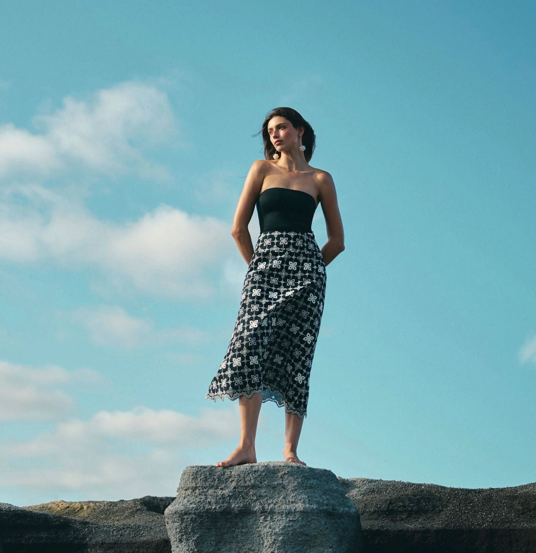 Leo & Ugo Embroidered Skirt - Image 2