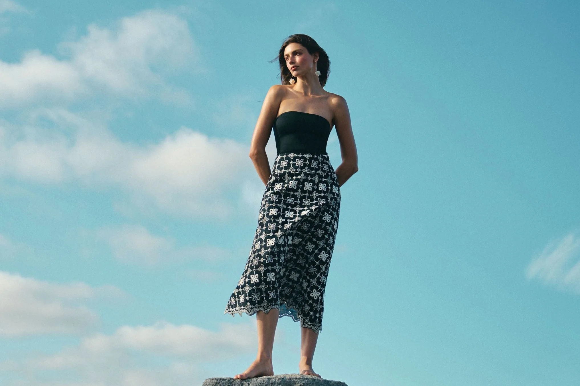 Leo & Ugo Embroidered Skirt - Image 3