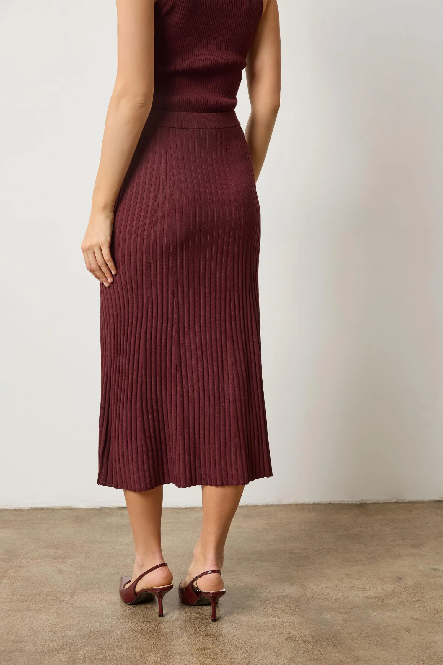 Lilla P Straight Rib Skirt - Final Sale - Image 2