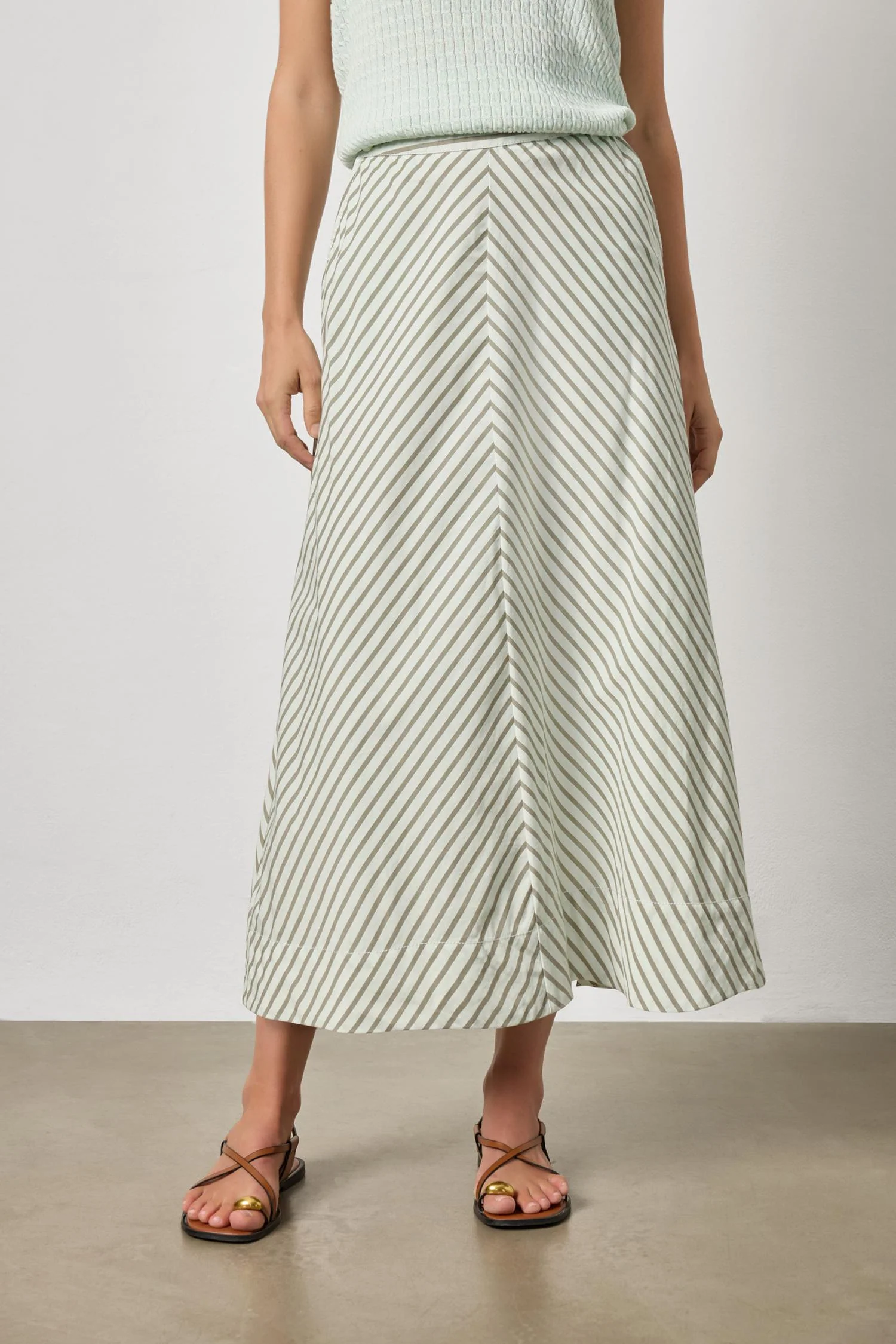 Lilla P Stripe Maxi Skirt - Image 2