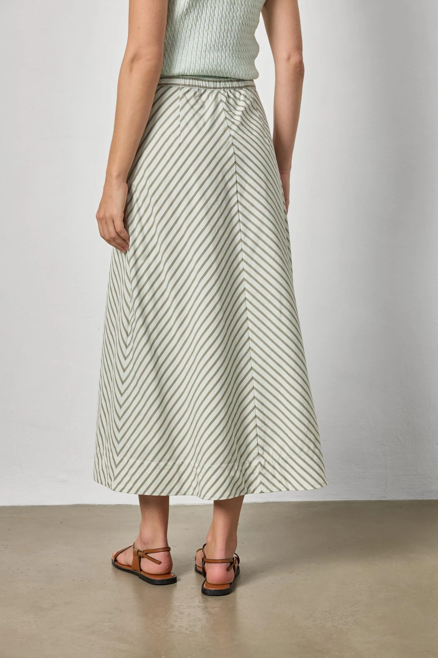 Lilla P Stripe Maxi Skirt - Image 3