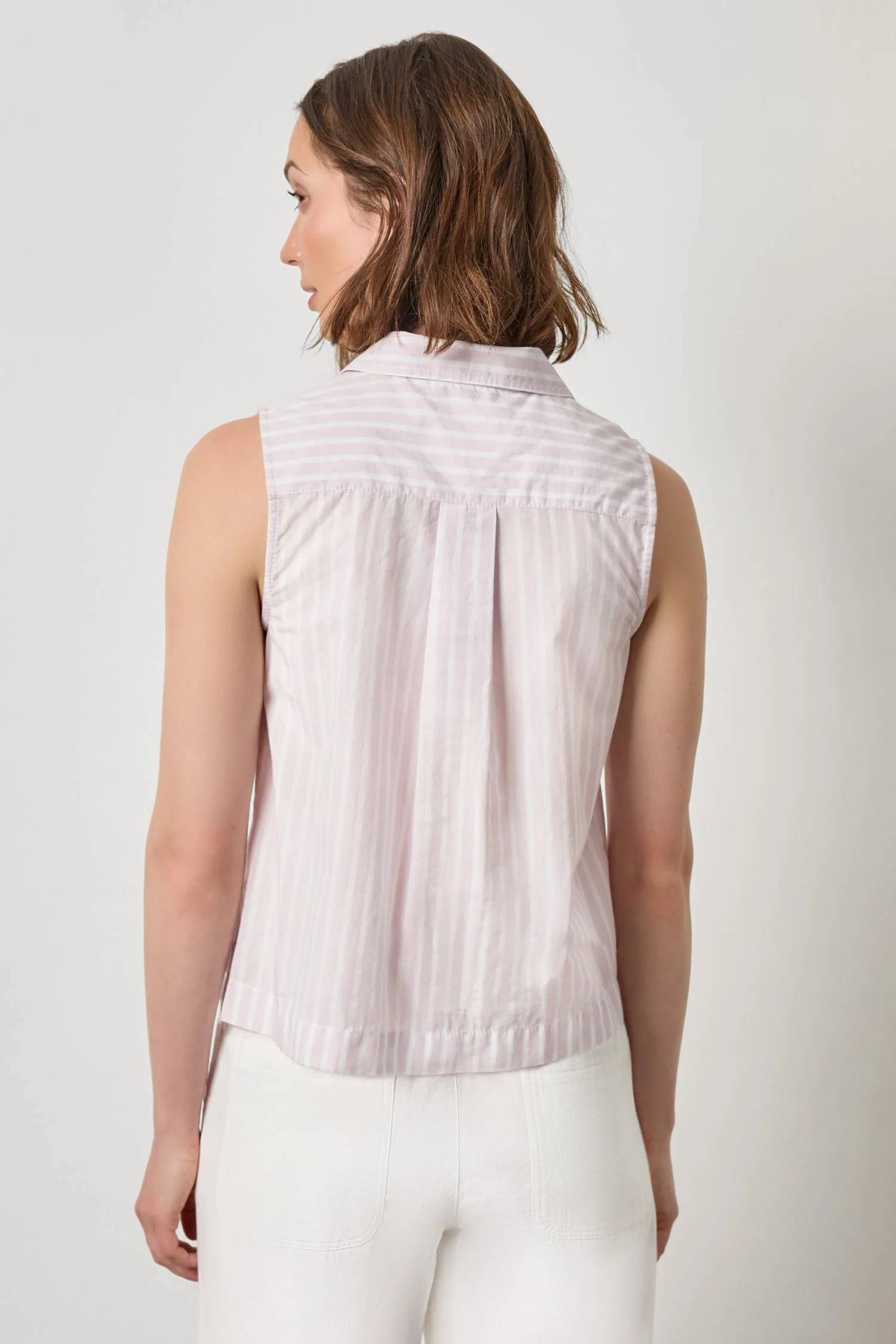 Lilla P Striped Sleeveless Shirt - Image 2