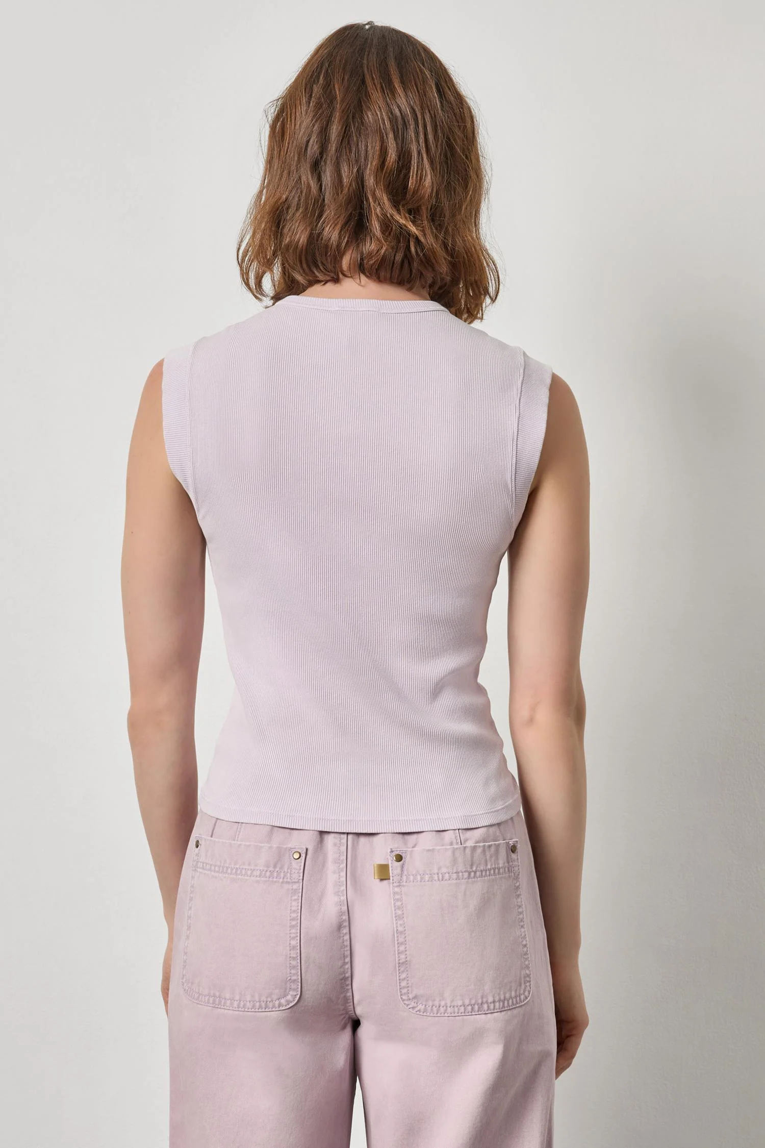 Lilla P Sunwashed Cap Sleeve Henley - Image 2