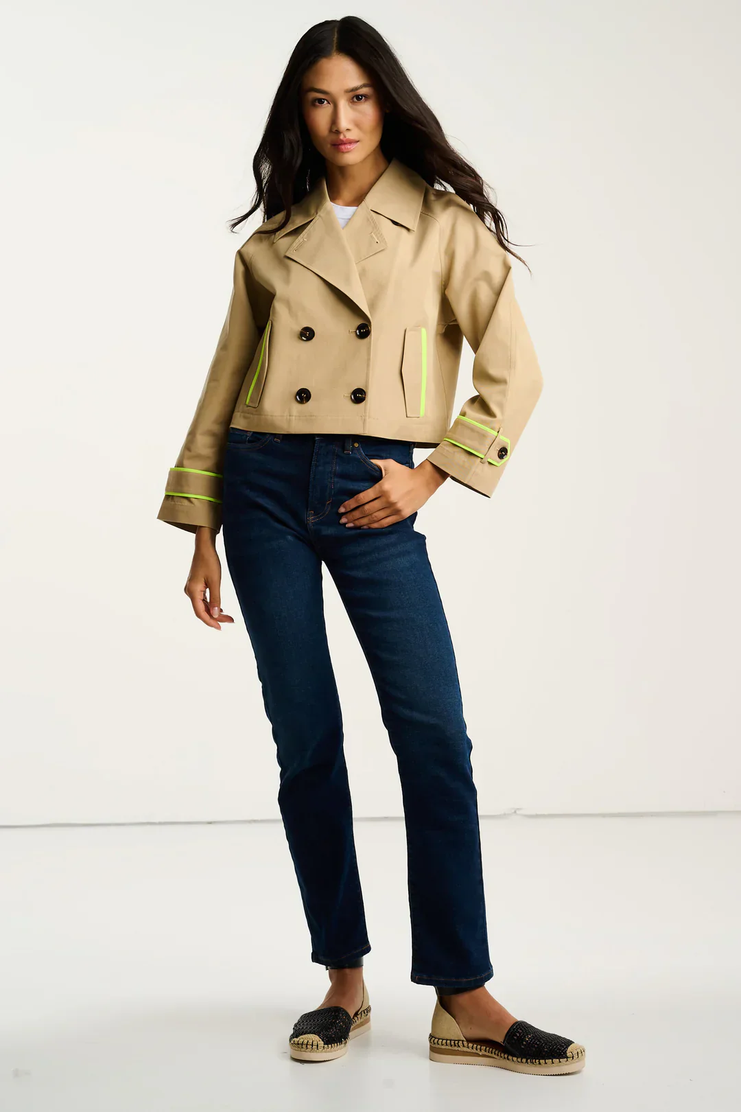 Lisa Todd In Trench Jacket - Image 4