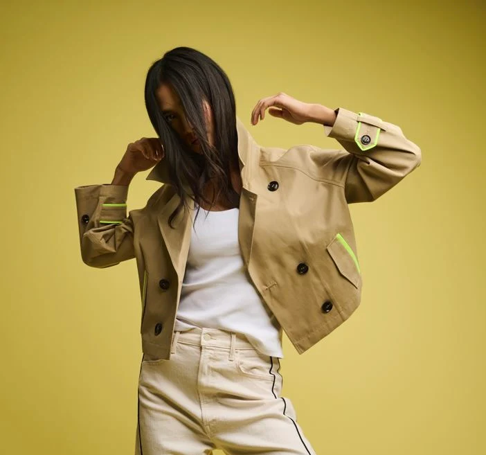 Lisa Todd In Trench Jacket - Image 6