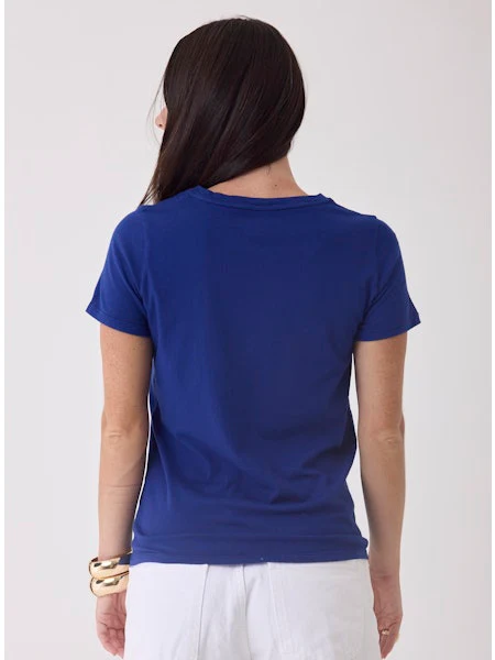 Majestic Filatures Organic Cotton Silk Touch Short Sleeve Crewneck - Image 4