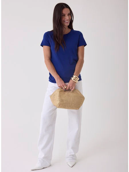 Majestic Filatures Organic Cotton Silk Touch Short Sleeve Crewneck - Image 5